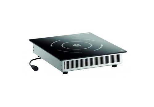  Bartscher Plaque chauffante à induction Verre | Convient pour l'encastrement | Max. 1000W 