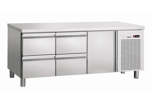  Bartscher Établi de refroidissement | 1 placard | 4 tiroirs | 1792x700x850mm 