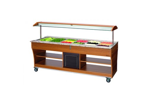  Bartscher Buffet cart Cold | For 6x 1 / 1GN containers 