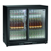 Barkühlschrank | 2 Glastüren | 176L | 900x550x845 mm
