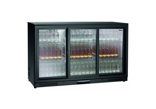  Bartscher Bar fridge | 3 Glass Door | 270L | 1340x530x845mm 