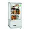 Bartscher Mini Refrigerated display case White | 78L | 450x405x1030mm