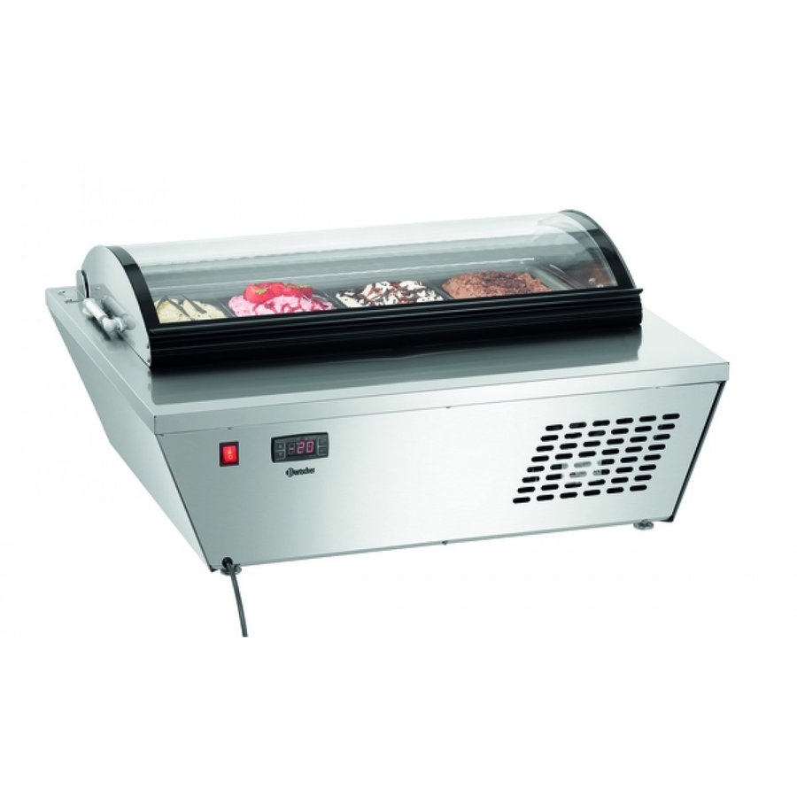 Bartscher infrared food warmer stainless steel with hot plate L