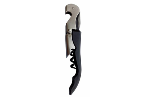  HorecaTraders Tire-bouchon | Noir | Acier 