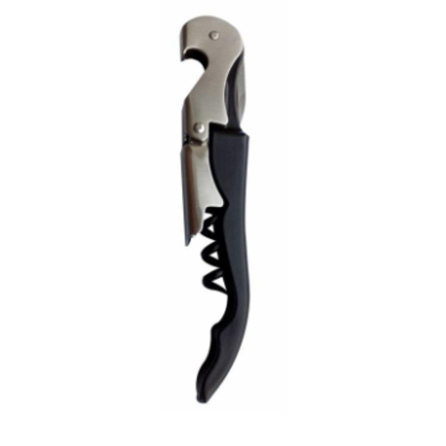  HorecaTraders Tire-bouchon | Noir | Acier 