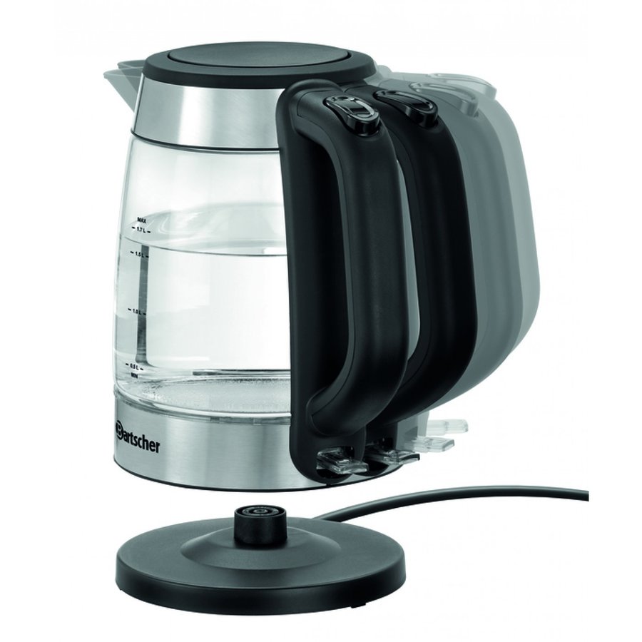 Kettle | 1.7 L | Blue Light Glass and stainless steel housing