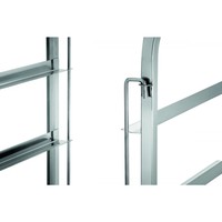 Chariot à panier de rinçage | acier inoxydable | 7 grilles | Max. 100 kg