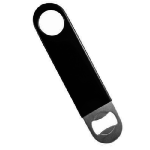  HorecaTraders Black Bottle Opener | 18x4cm 