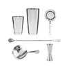 HorecaTraders RVS Cocktail Set | 6 Delig