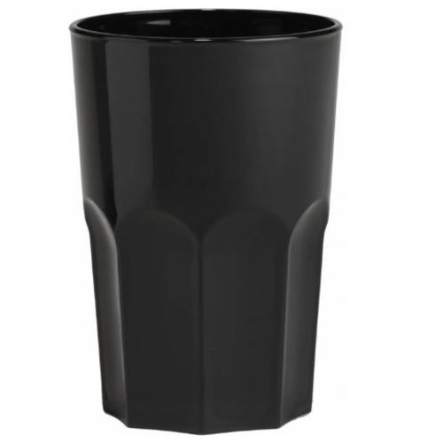  HorecaTraders Black Cocktail Glasses | 20 Pieces 
