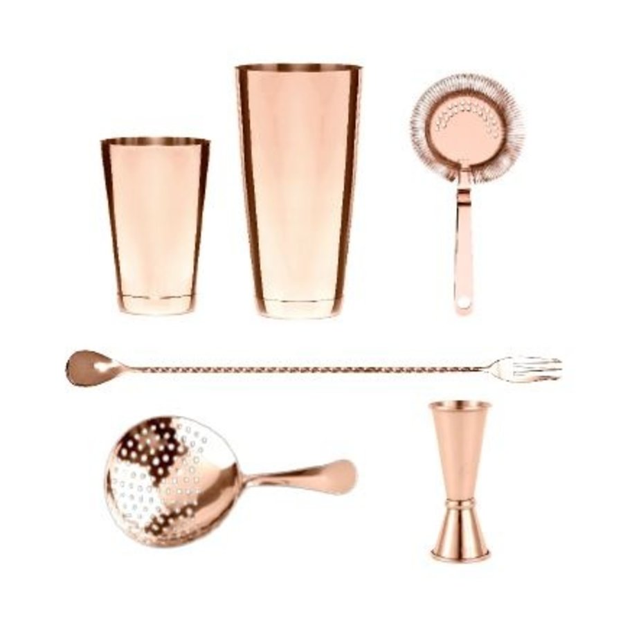 Coffret à cocktails | 6 pièces | Cuivre