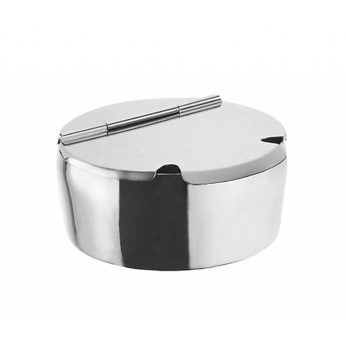  HorecaTraders Sugar box stainless steel | Ø14 cm 