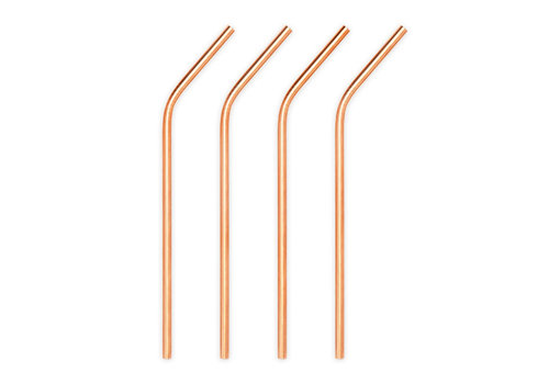  HorecaTraders Copper colored straws | Sold per 4 pieces 