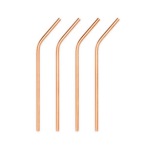  HorecaTraders Copper colored straws | Sold per 4 pieces 