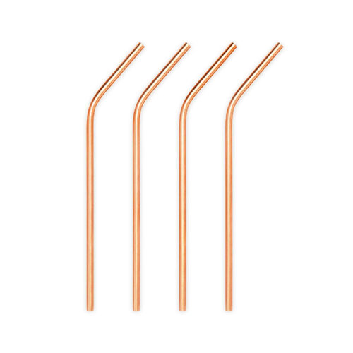  HorecaTraders Copper Straws | Sold per 4 pieces 