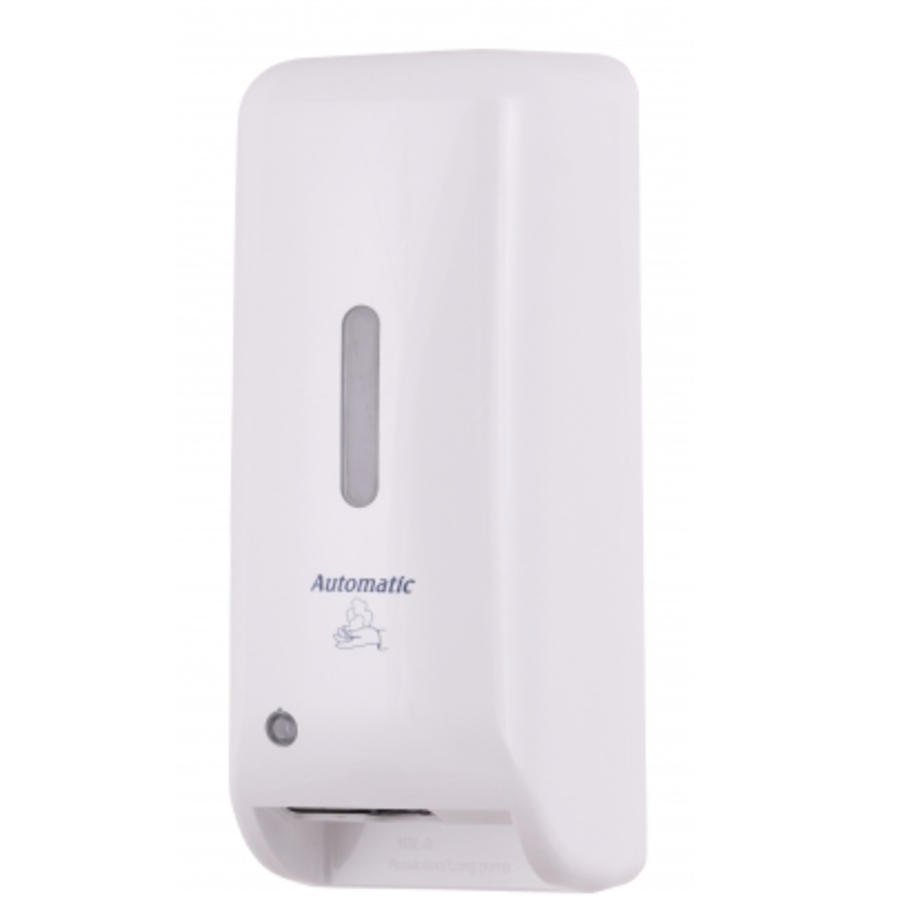 Distributeur automatique de savon mousse, plastique, blanc