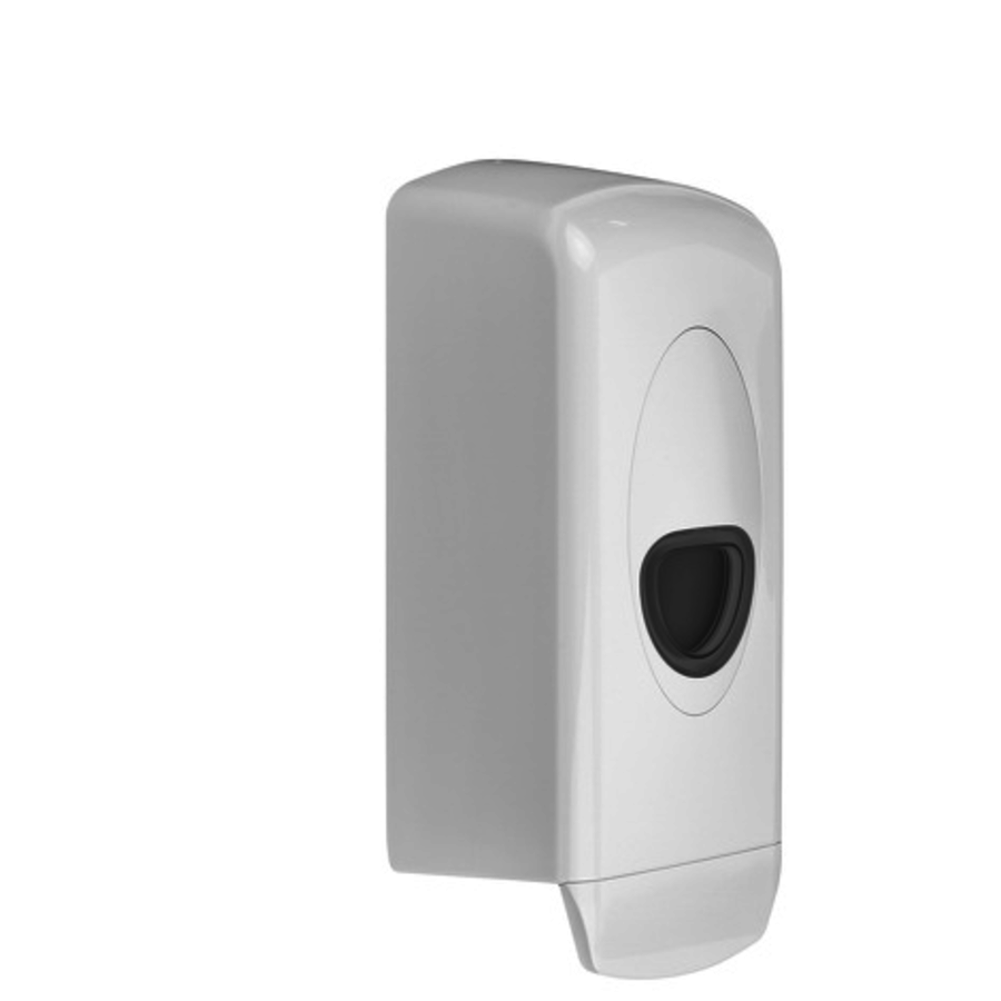 Distributeur de savon mousse 1000 ml en plastique rechargeable blanc