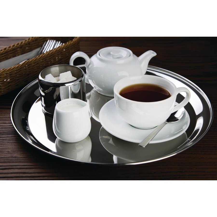 Stainless steel tray round Available in 3 sizes