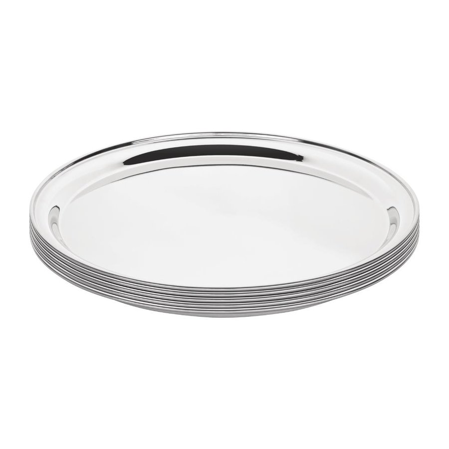 Stainless steel tray around Available in 3 sizes