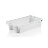 Caisse à poisson empilable 20 kg/35 l blanche