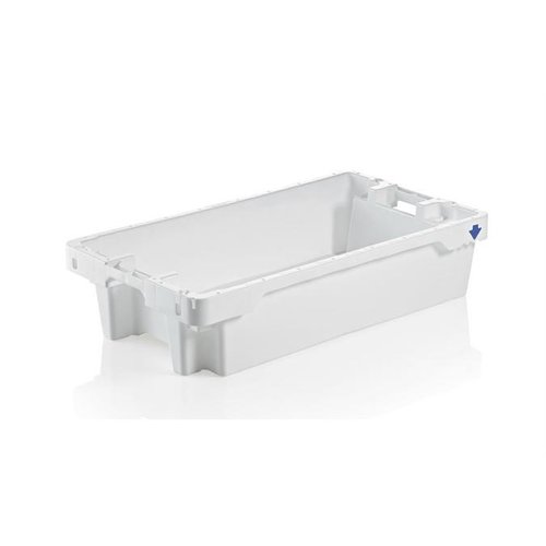  HorecaTraders Caisse à poisson empilable 20 kg/35 l blanche 