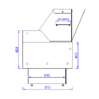 Refrigerated counter Black | Morris 3.0 | 294x106x (h) 131 cm