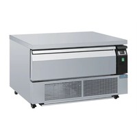 Congélateur compact en acier inoxydable 1 tiroir 2x GN 1/1