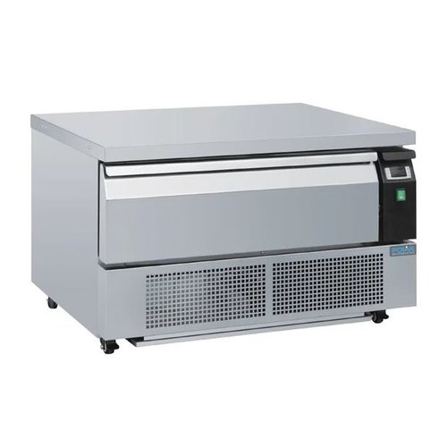  Polar Congélateur compact en acier inoxydable 1 tiroir 2x GN 1/1 