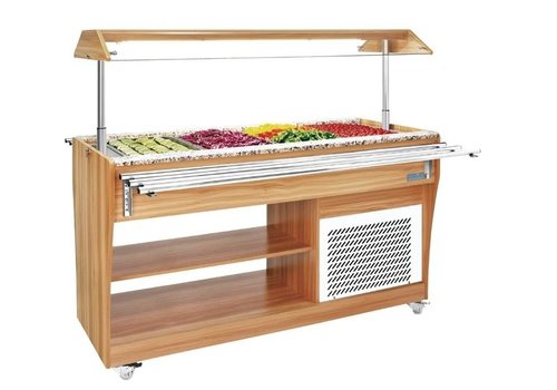  Polar buffet bar réfrigéré 4x GN 1/1 