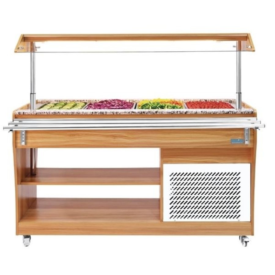 buffet bar réfrigéré 4x GN 1/1