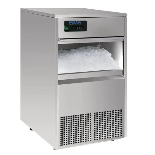  HorecaTraders Machine à glaçons, capacité 40-50 kg | 83,1 (H) x 49,8 (L) x 60,4 (P) cm 