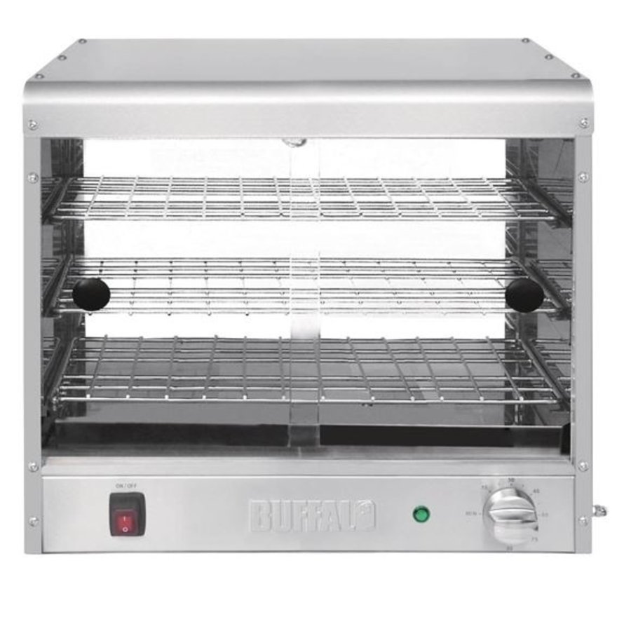 Economy warming display case for 30 products
