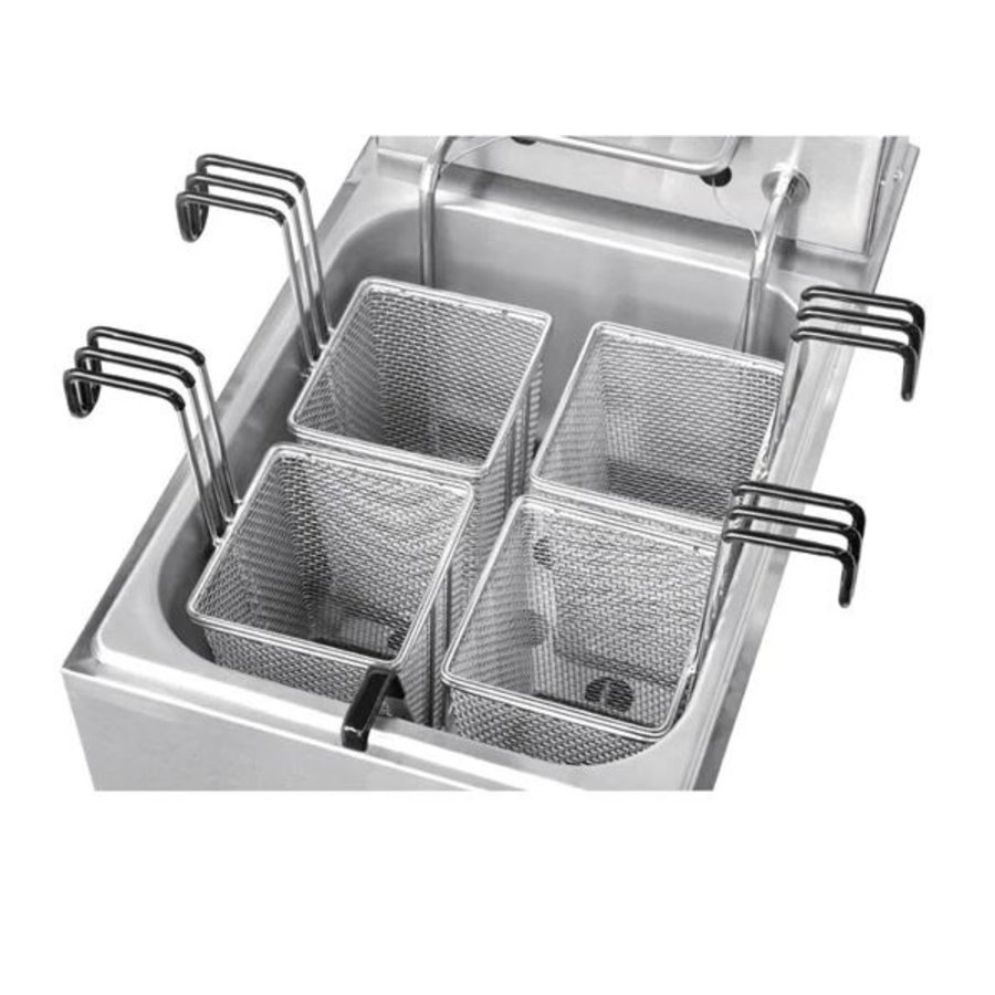 pasta cooker 8L with drain valve and timer
