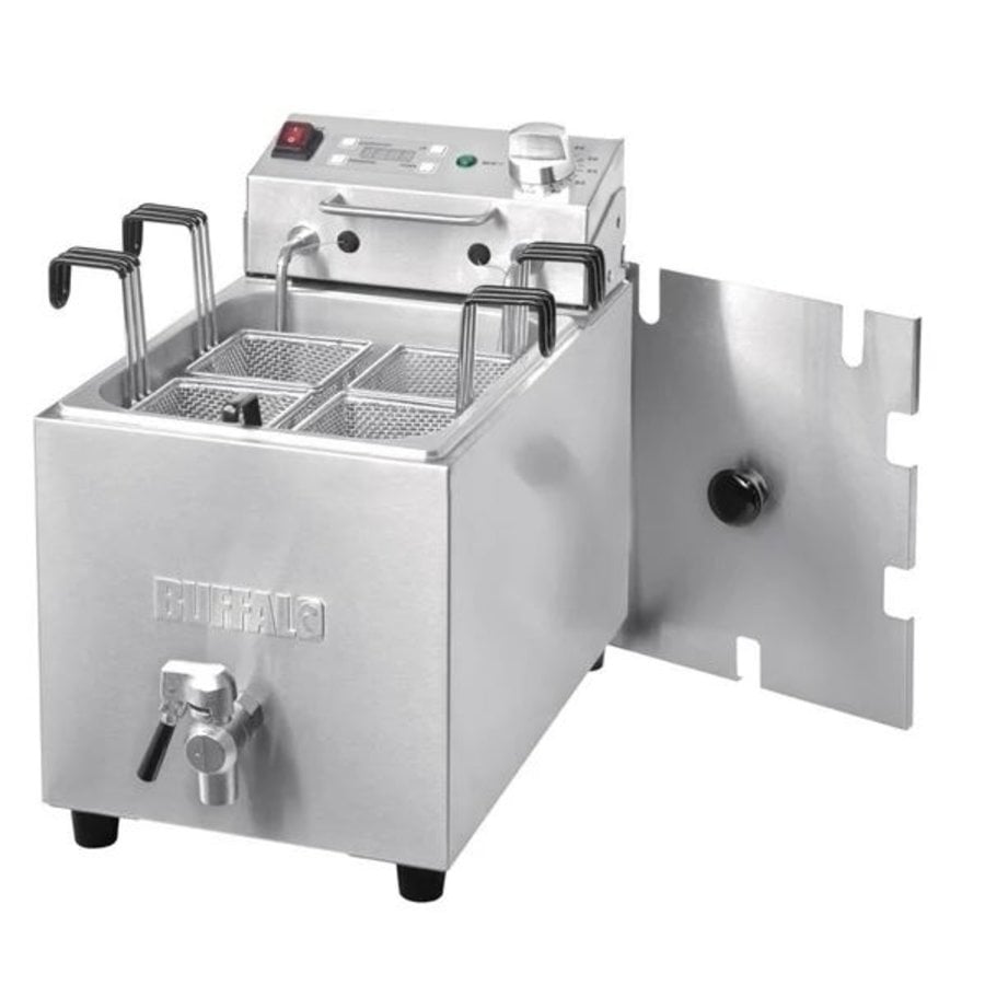 pasta cooker 8L with drain valve and timer