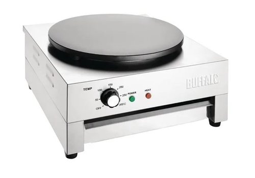  Buffalo crepe machine | 230V | Ø 400mm | Stainless steel 