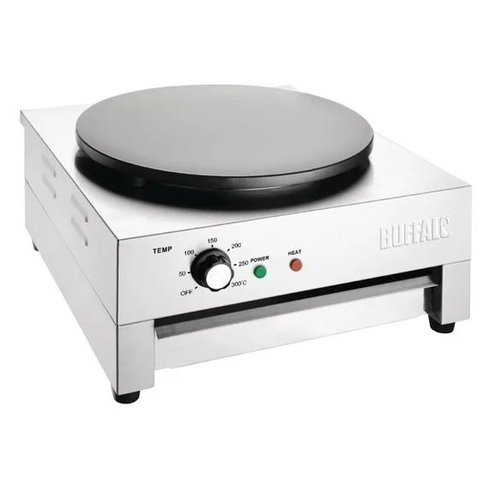  Buffalo crepe machine | 230V | Ø 400mm | Stainless steel 