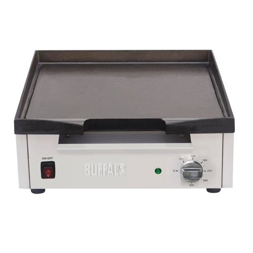  Buffalo Elektrische Gusseisengrillplatte | Tischmodell | 1800 W 