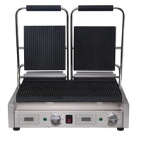 double contact grill 2.9kW groove / groove