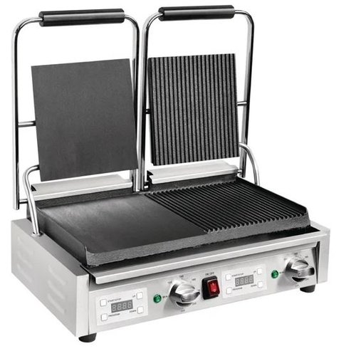  Buffalo Doppelkontaktgrill 2,9kW Glatt/Rille 