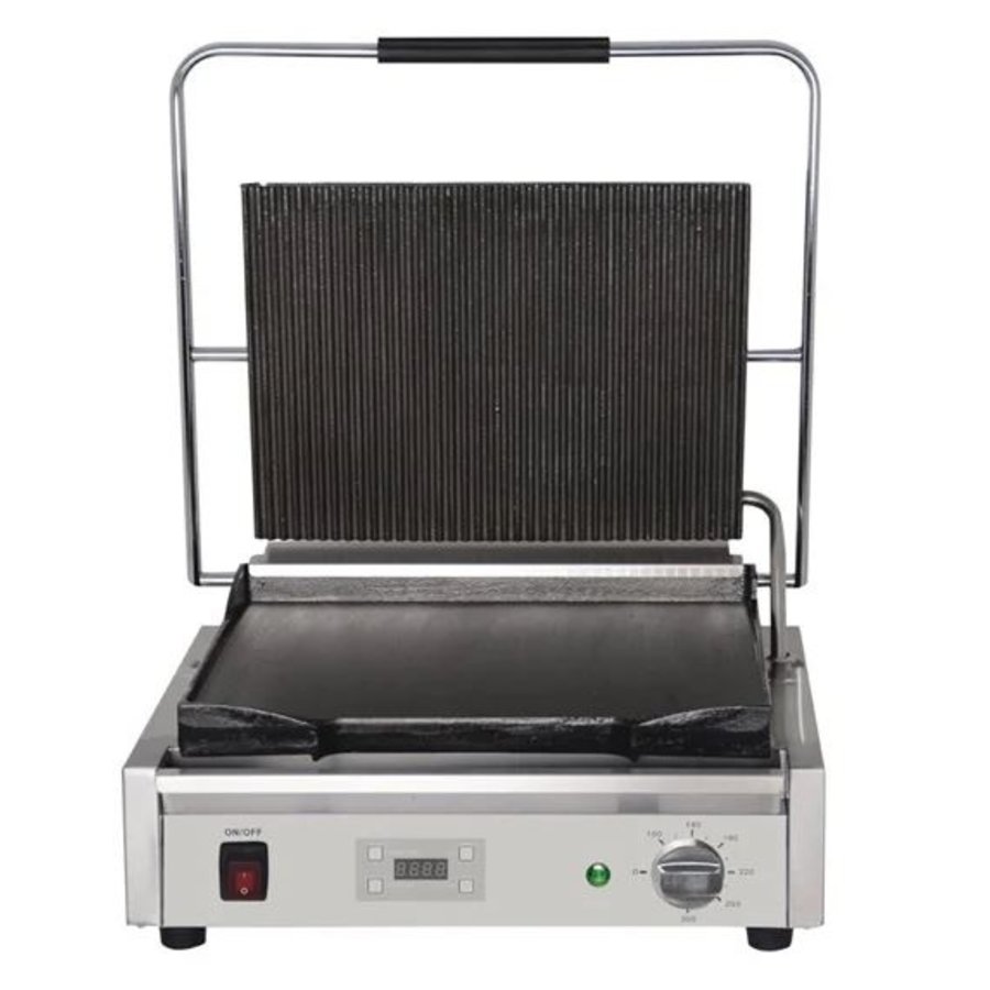 single contact grill large 2.2kW groove / smooth