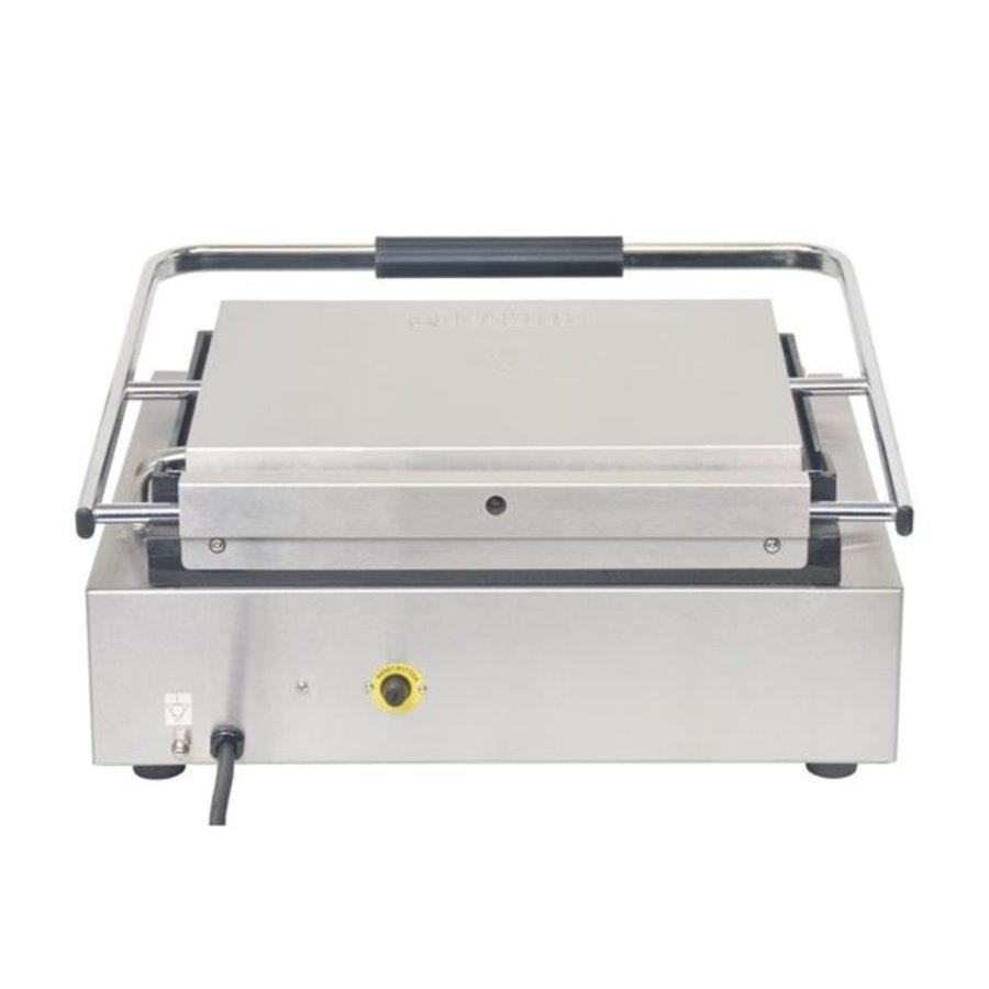 enkele contactgrill groot 2.2kW groef/glad