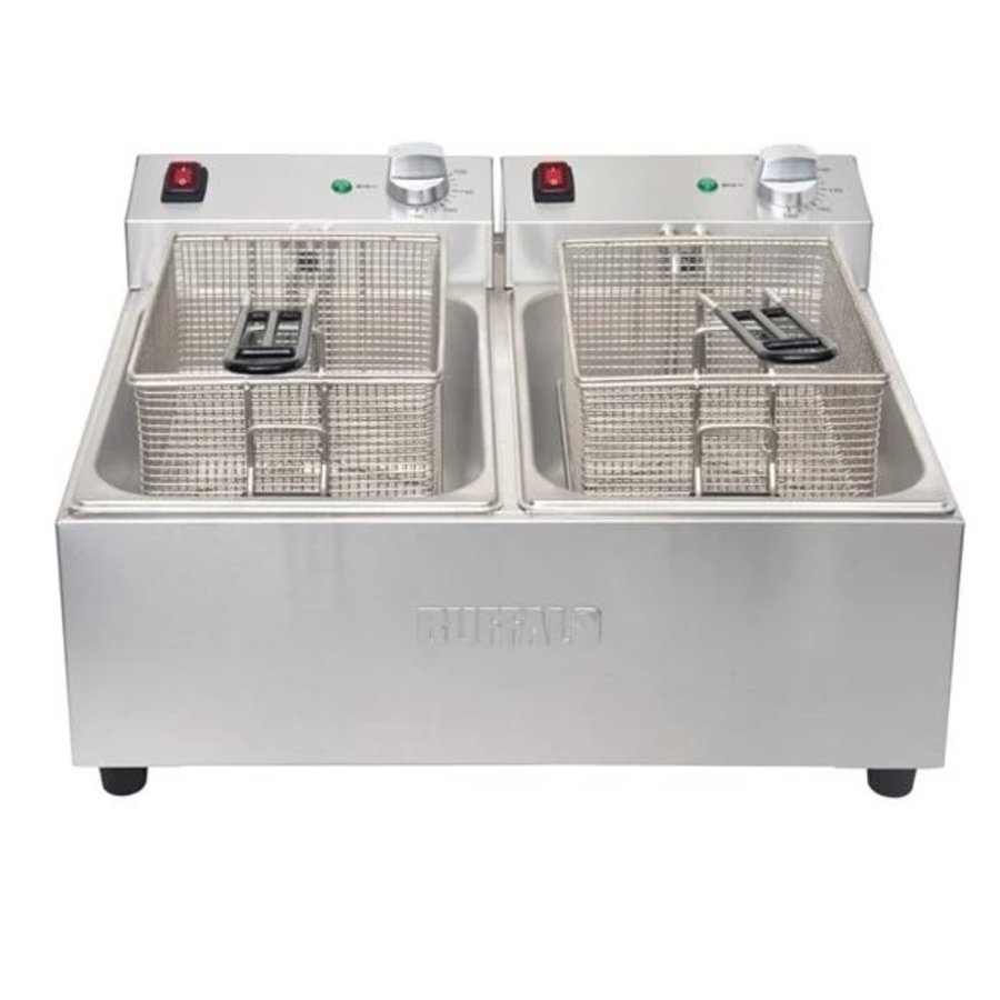 friteuse double 2x5L 2800W