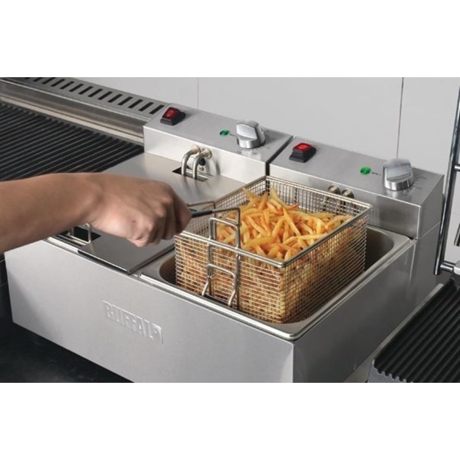 friteuse double 2x5L 2800W