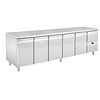 HorecaTraders Établi de refroidissement | 5 portes | 2625X700X850