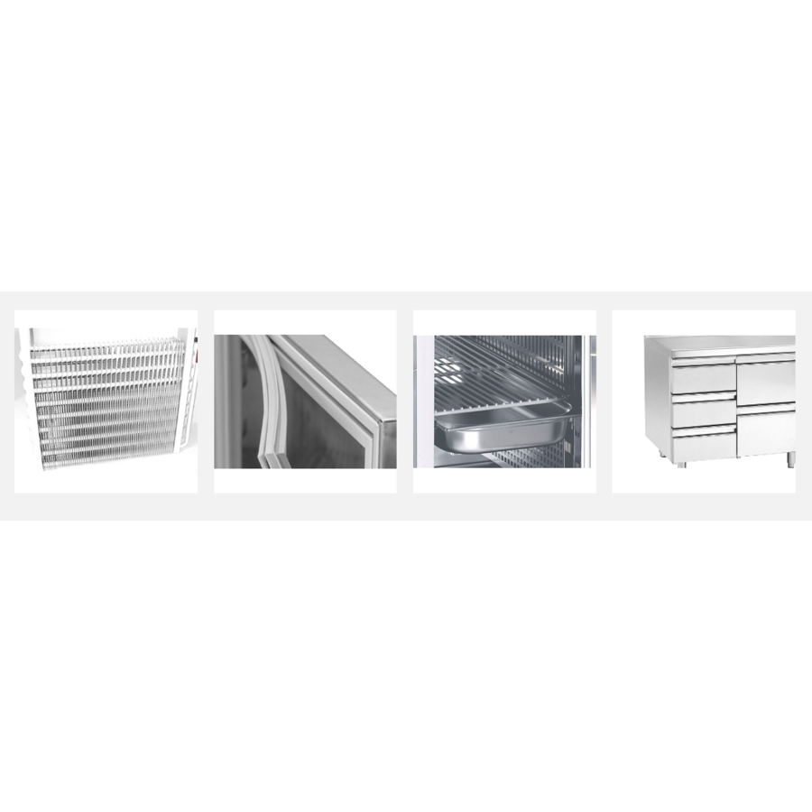 Établi de refroidissement | 5 portes | 2625X700X850