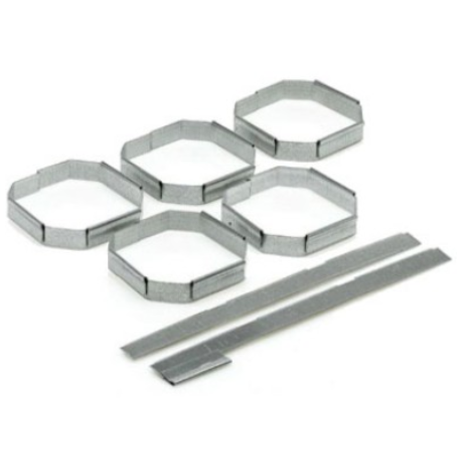 Connection clips for wine racks