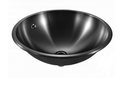  HorecaTraders Built-in sink Round | Stainless steel AISI 304 | Ø 425 X 160 MM 