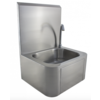 HorecaTraders Washbasin For Wall Mounting | Stainless steel AISI 304 | 400 x 340 x 555mm