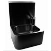 HorecaTraders Washbasin For Wall Mounting | 440x340x560 Mm | Stainless steel AISI 304