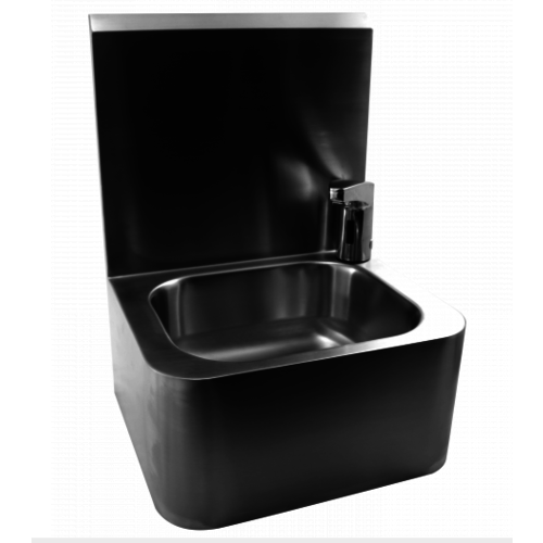  HorecaTraders Washbasin For Wall Mounting | 440x340x560 Mm | Stainless steel AISI 304 